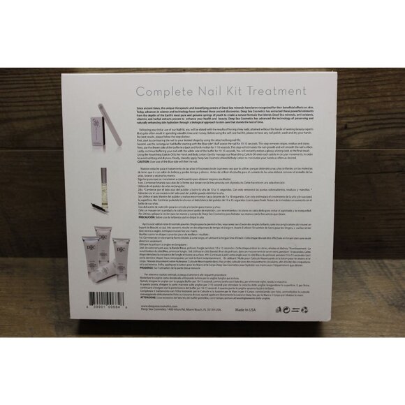 Deep Sea Cosmetics‎ Platinum Wave Nail Treatment Kit Complete Set Manicure - Picture 3 of 15